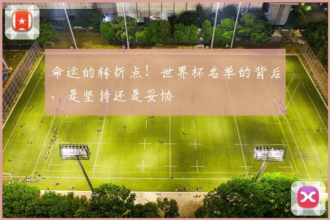 命运的转折点！世界杯名单的背后，是坚持还是妥协